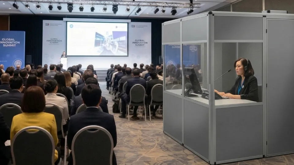 ล่ามแปลพร้อม หรือ ล่ามประชุม Simultaneous Interpreter - SI | หรง อี้ ทง ทรานสเลชัน
